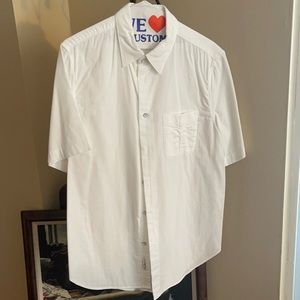 Rag & bone standard issue white button down shirt